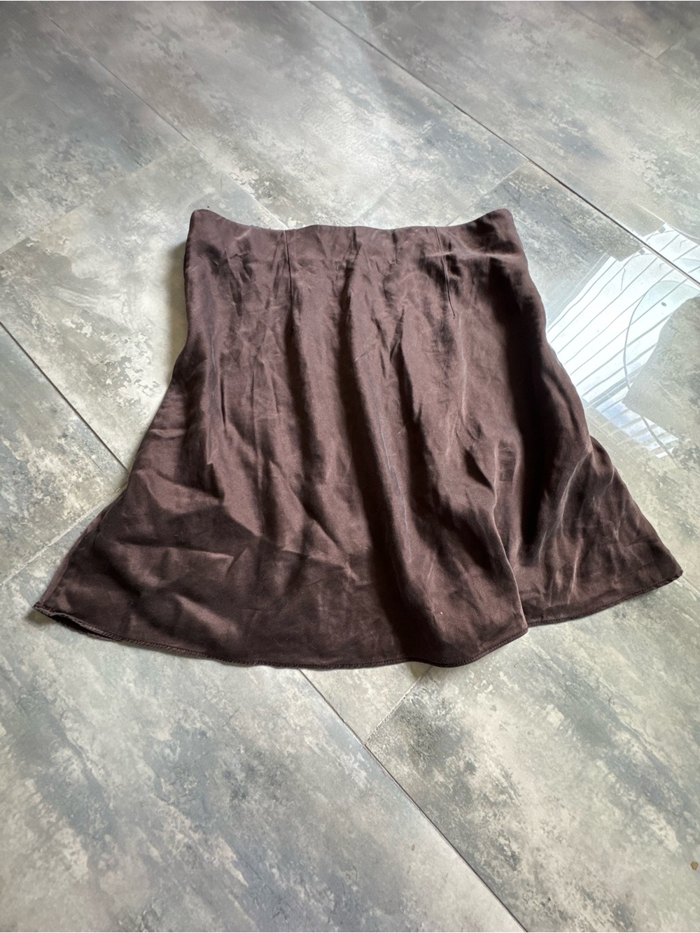 Quince silk mini skirt great condition